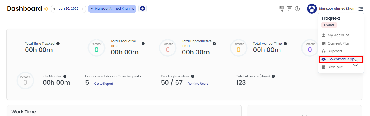 Download app options