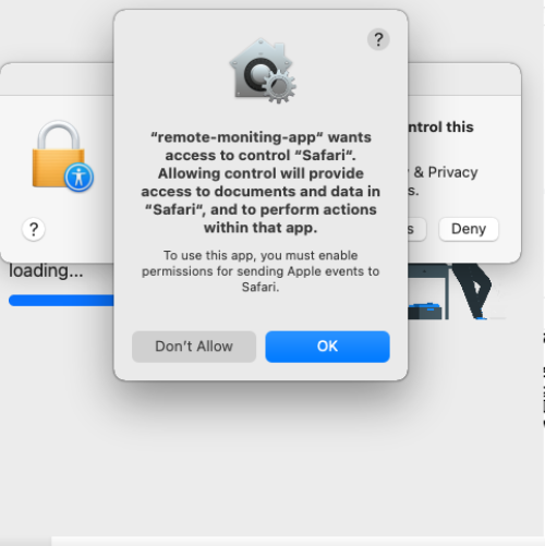 Macos access permission