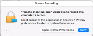 Macos screen recording permission