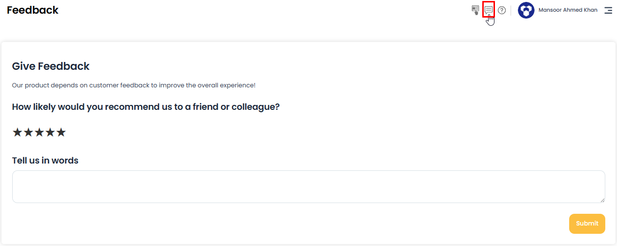 Feedback