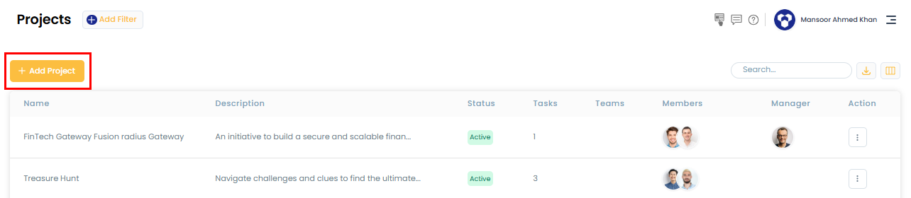 Add new project